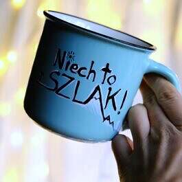 Kubek ceramiczny „Niech to szlak” 390 ml