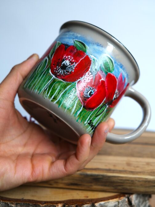 garnuszek ceramiczny w maki