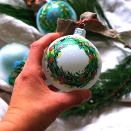 Bombka „Wianek” 8 cm