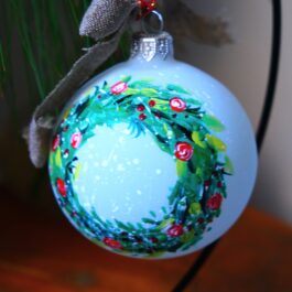 Bombka „Wianek” 8 cm