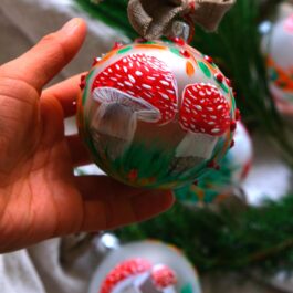 Bombka „Muchomorki” 8 cm