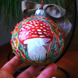 Bombka „Muchomorki” 8 cm