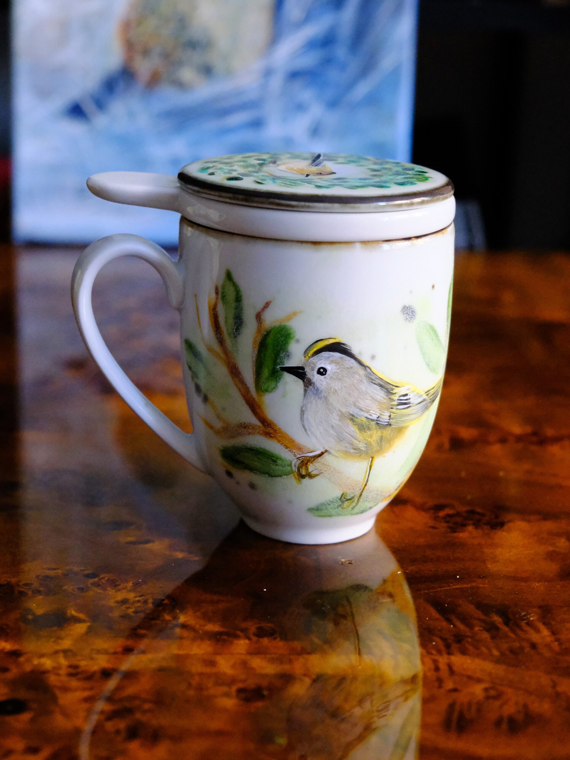 kubek z mysikrólikiem