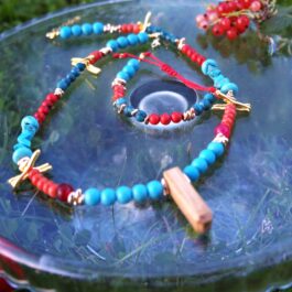 naszyjnik handmade z naturalnych kamieni